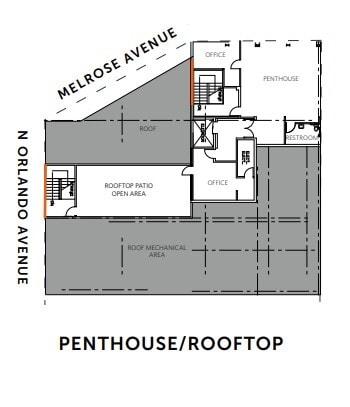 8378-8384 Melrose Ave, Los Angeles, CA for lease Floor Plan- Image 1 of 1