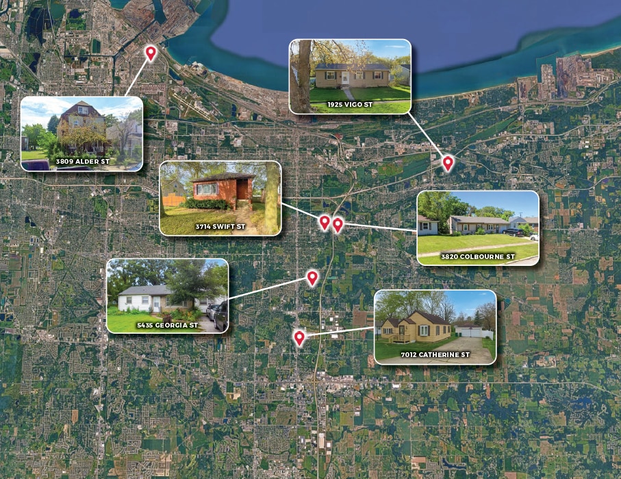 7 Unit NWI Portfolio portfolio of 6 properties for sale on LoopNet.com Building Photo- Image 1 of 7