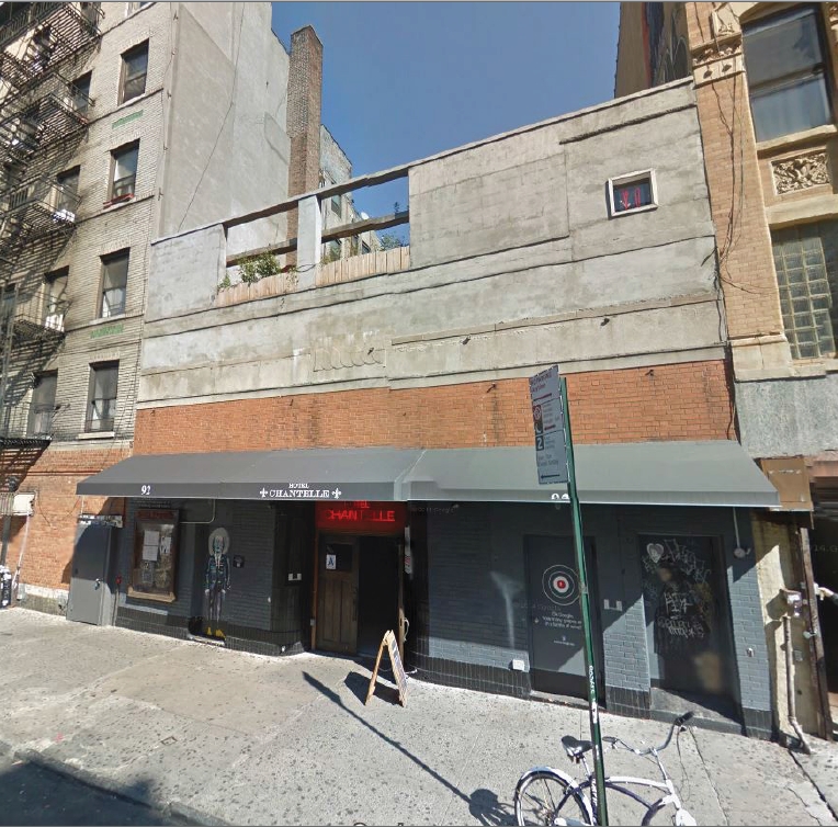 92 Ludlow St, New York, NY 10002 - Hotel Chantelle | LoopNet