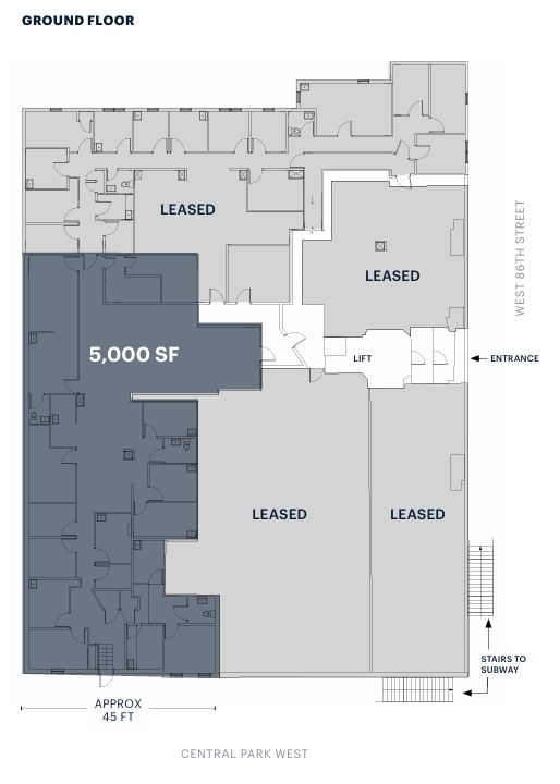 257- Central Park W, New York, NY for lease Floor Plan- Image 1 of 1