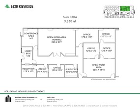 6660 Riverside Dr, Metairie, LA for lease Site Plan- Image 1 of 1