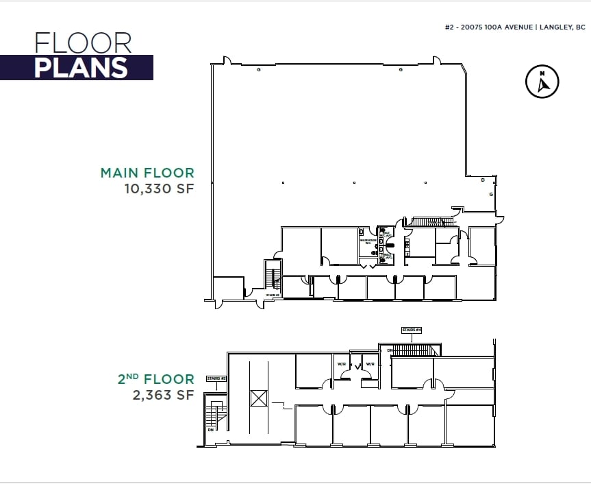 20075 100A Ave, Langley Twp, BC for lease Floor Plan- Image 1 of 1