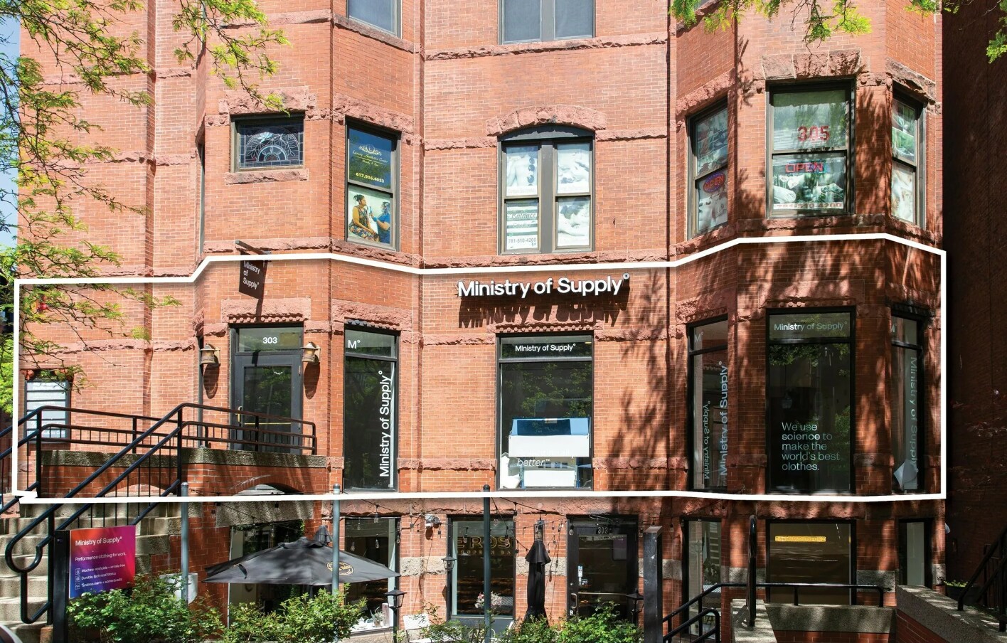 303-305 Newbury St, Boston, MA for lease Building Photo- Image 1 of 3