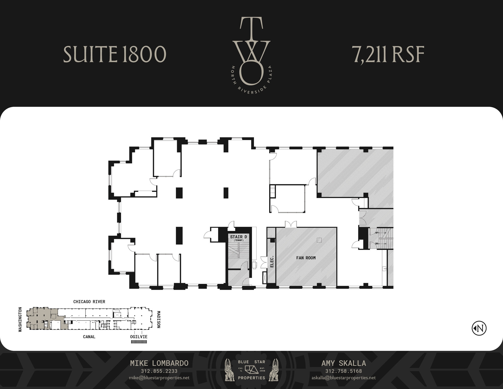 2 N Riverside Plz, Chicago, IL for lease Floor Plan- Image 1 of 5