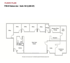 7785 W Sahara Ave, Las Vegas, NV for lease Floor Plan- Image 2 of 2