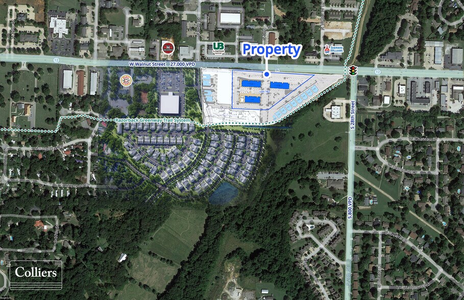 W Walnut St, Rogers, AR for sale - Building Photo - Image 2 of 6