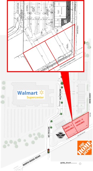 3635 N Ridge Rd E, Ashtabula, OH for lease - Plat Map - Image 1 of 3