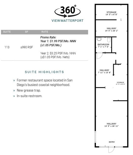 4110-4190 Mission Blvd, San Diego, CA for lease Floor Plan- Image 1 of 1