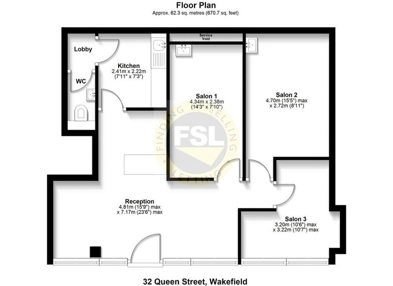 32 Queen St, Wakefield for sale - Floor Plan - Image 2 of 3