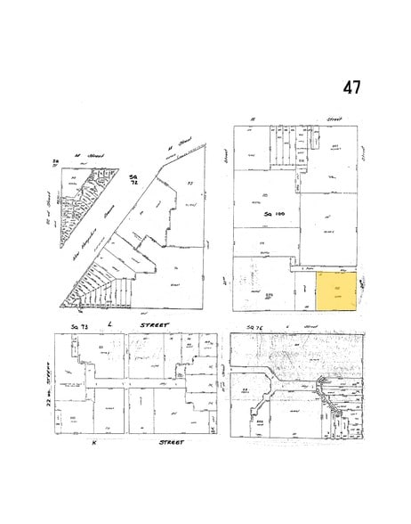 2021 L St NW, Washington, DC for lease - Plat Map - Image 2 of 7