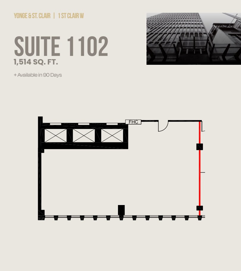 1 St Clair Ave W, Toronto, ON for lease Floor Plan- Image 1 of 1