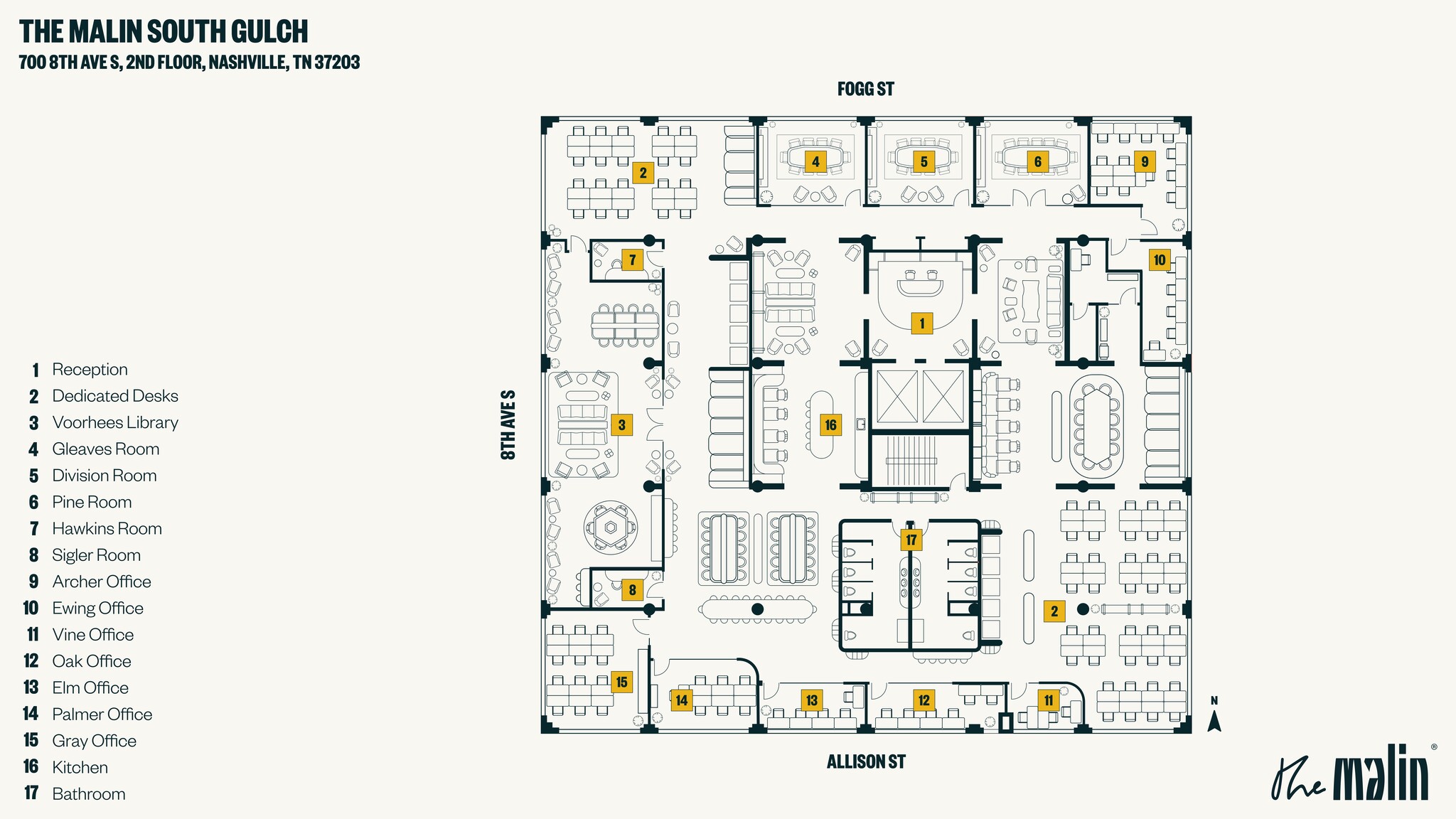 700 8th Ave S, Nashville, TN for lease Site Plan- Image 1 of 2