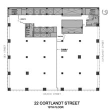 22 Cortlandt St, New York, NY for lease Floor Plan- Image 2 of 5