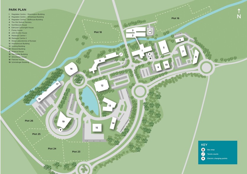 Plot 18 Edmund Halley Rd, Oxford for sale - Site Plan - Image 1 of 1