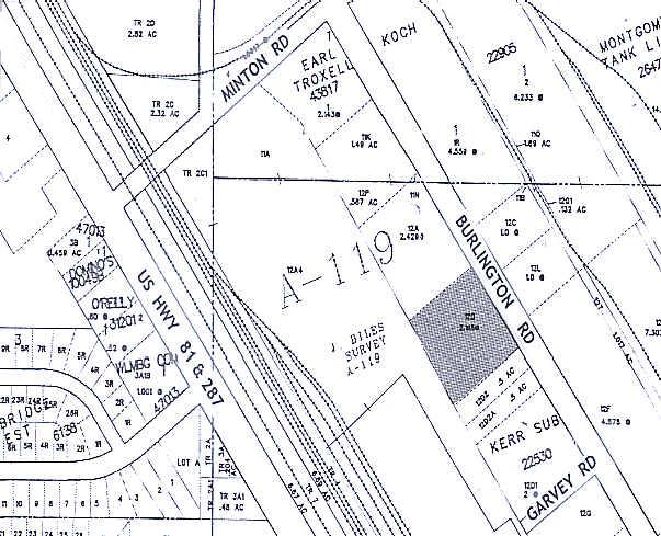 800 Burlington Rd, Saginaw, TX for sale - Plat Map - Image 1 of 1