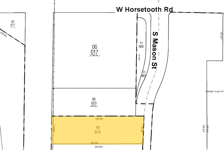 3701 S Mason St, Fort Collins, CO for sale - Plat Map - Image 1 of 1