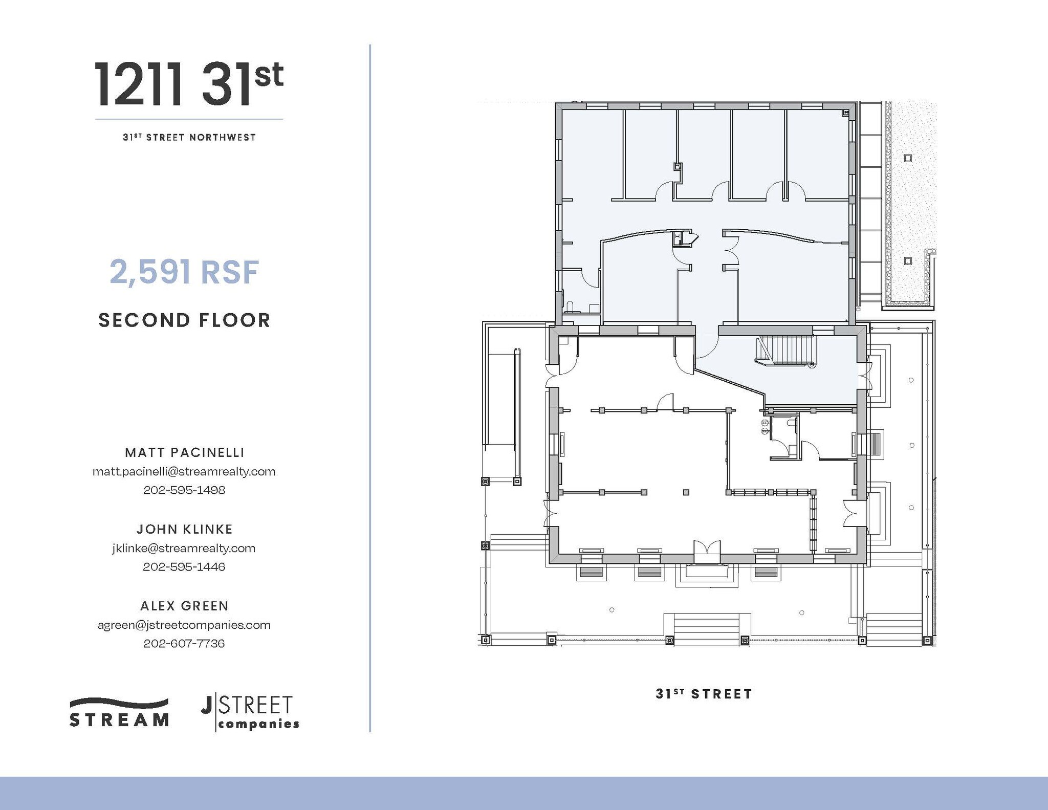 1211 31st St NW, Washington, DC for lease Floor Plan- Image 1 of 6