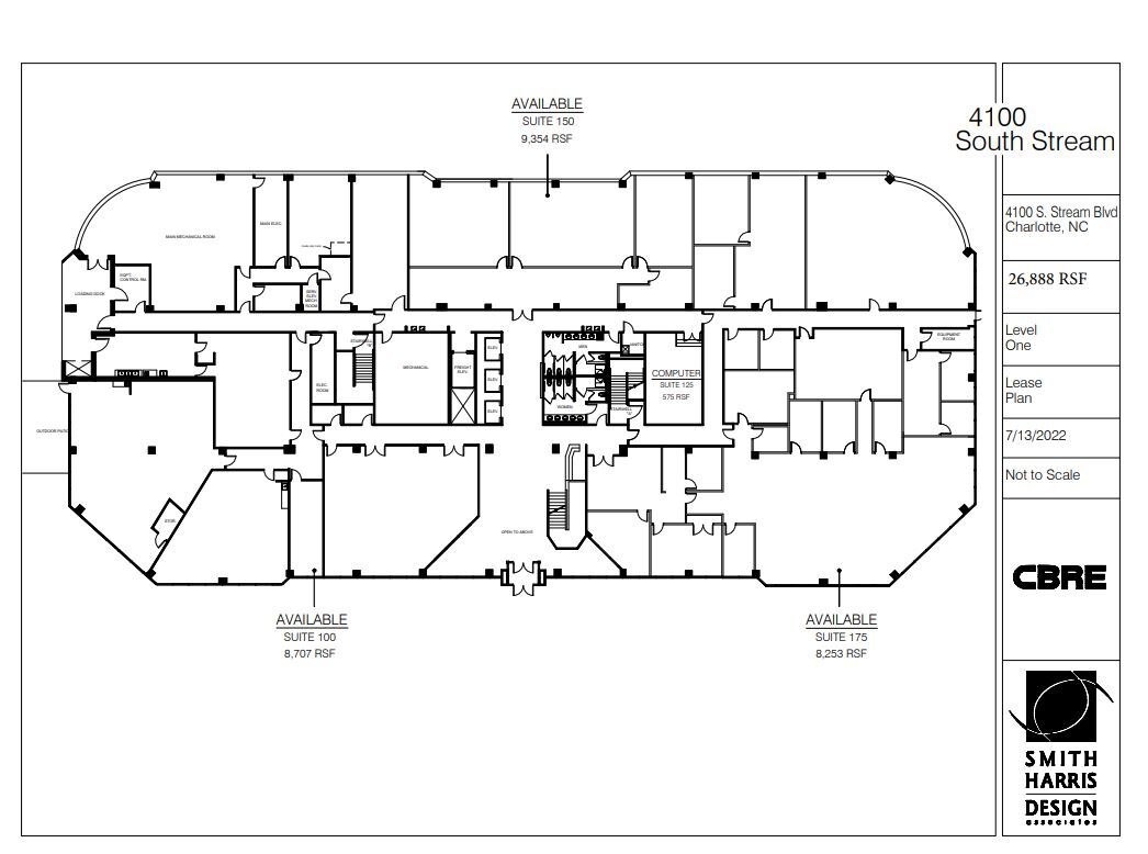 4100 S Stream Blvd, Charlotte, NC for lease Floor Plan- Image 1 of 1