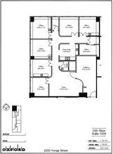 2200 Yonge St, Toronto, ON for lease Floor Plan- Image 1 of 1