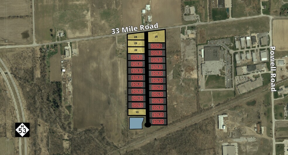 33 Mile Rd & M-53, Bruce Township, MI for sale - Primary Photo - Image 1 of 1