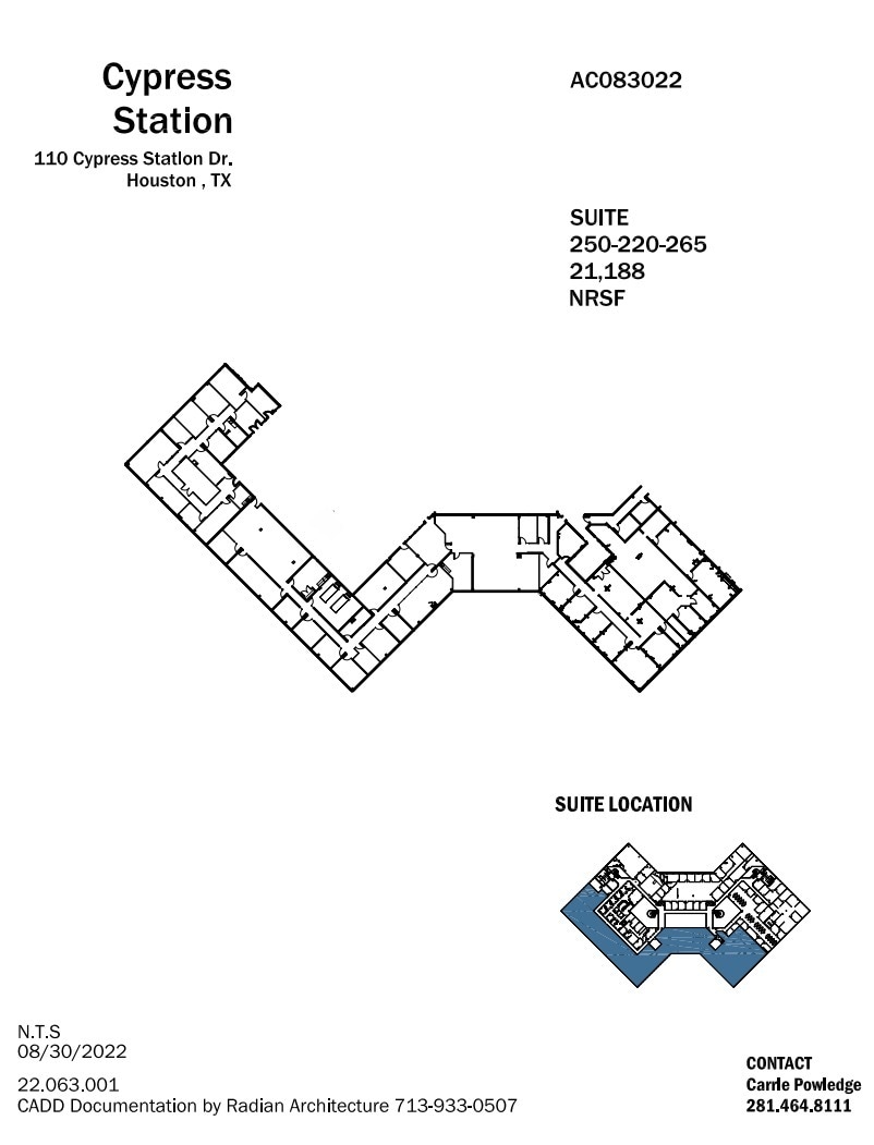 110-140 Cypress Station Dr, Houston, TX for lease Floor Plan- Image 1 of 1