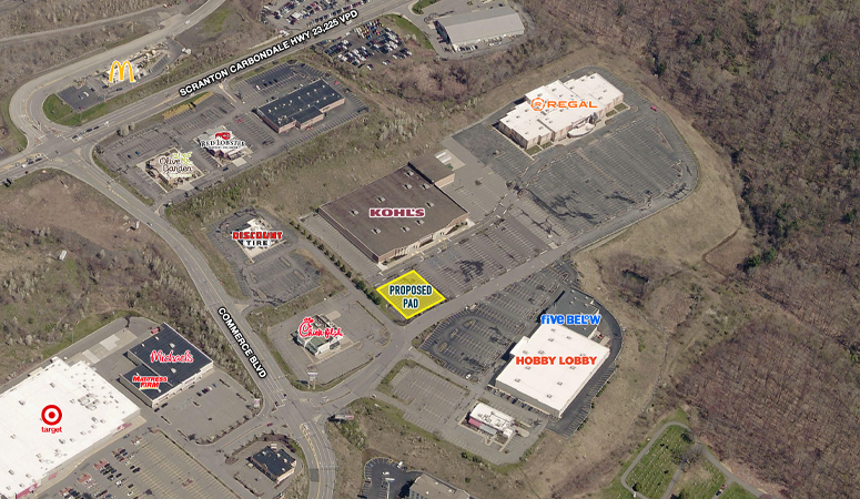 3907 E Commerce Blvd, Dickson City, PA for lease - Primary Photo - Image 1 of 1