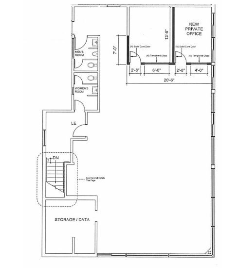 1306 3rd St, San Rafael, CA for lease Floor Plan- Image 1 of 1