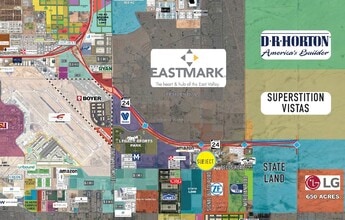 11001 E Pecos Rd, Mesa, AZ - AERIAL  map view