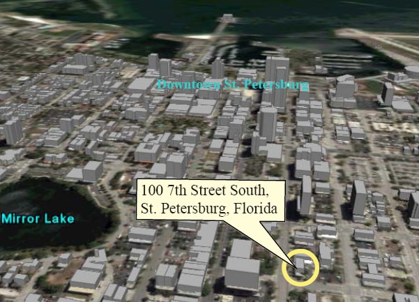 100 7th St S, Saint Petersburg, FL for lease - Aerial - Image 2 of 9