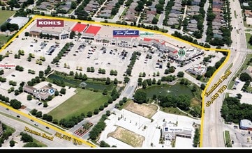 18204-18410 Preston Rd, Dallas, TX - AERIAL  map view