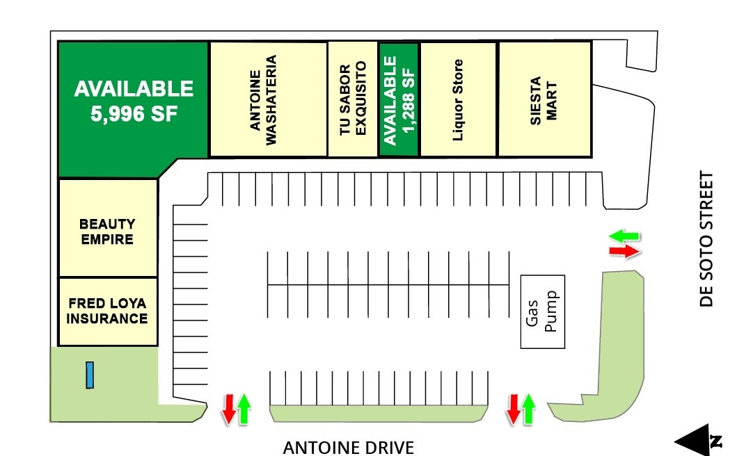 6002 Antoine Dr, Houston, TX for lease Site Plan- Image 1 of 1