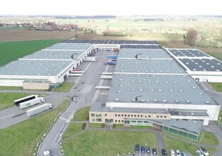 Lorgies - AERIAL map view