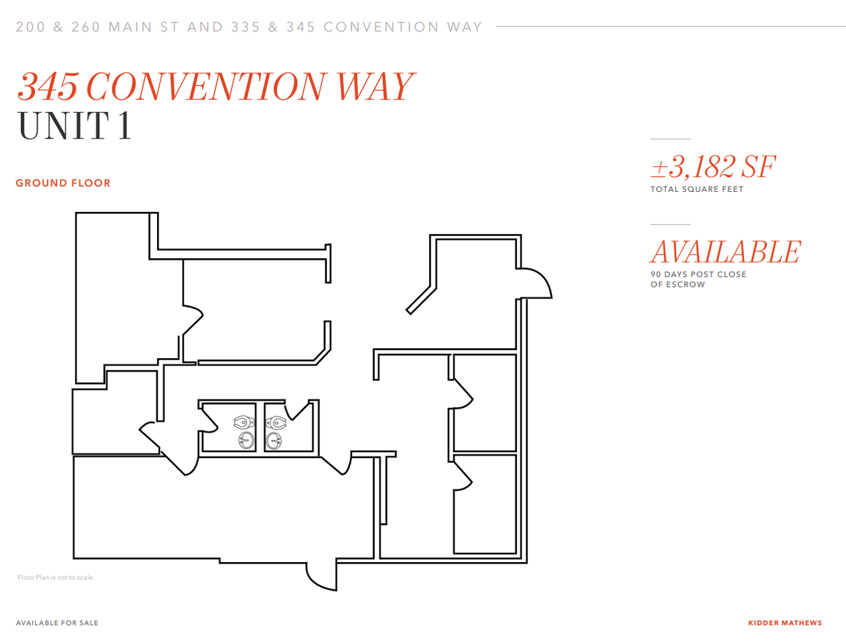 345 Convention Way, Redwood City, CA 94063 - Unit 1 -  - Floor Plan - Image 1 of 1