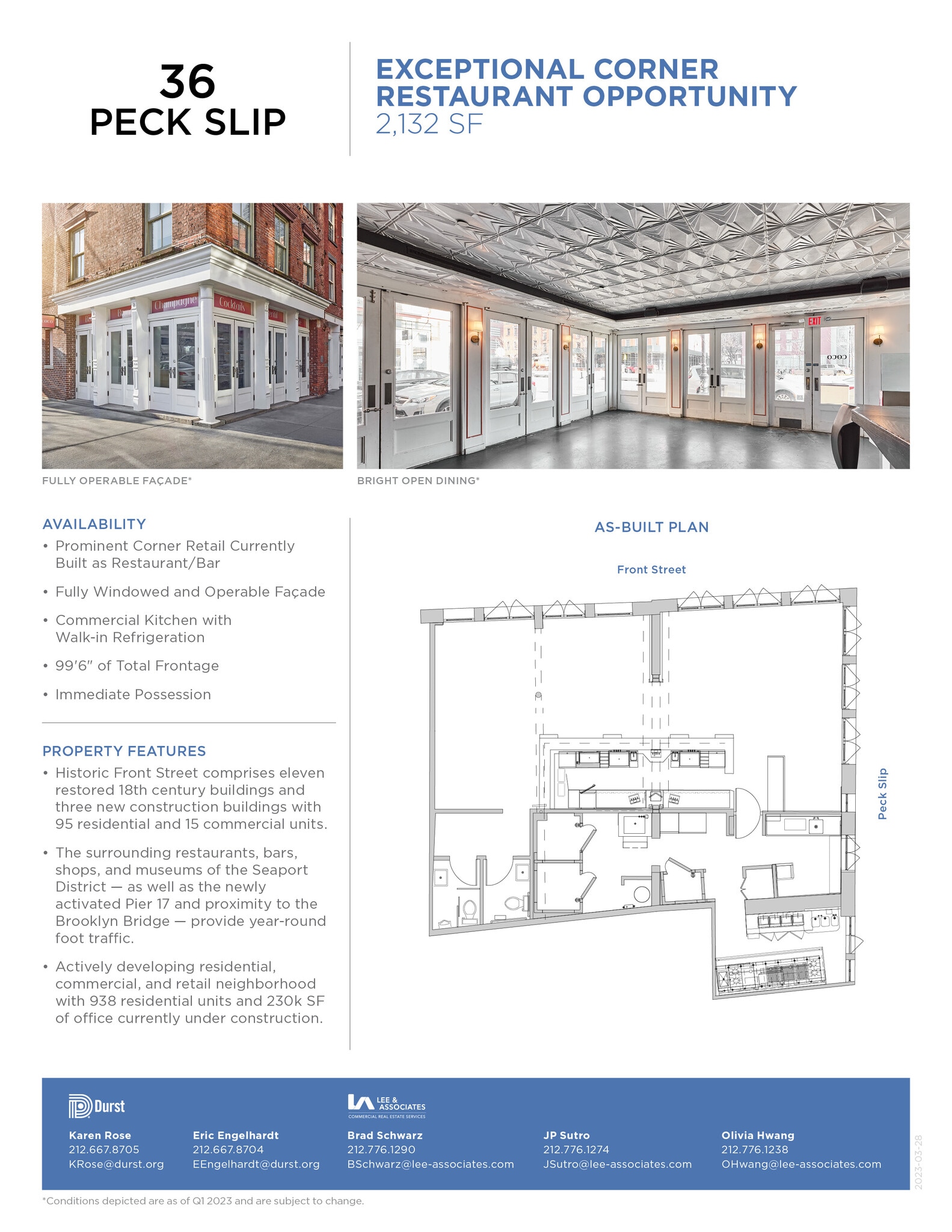 36 Peck Slip, New York, NY 10038 Retail for Lease