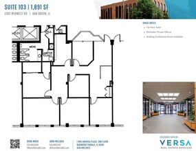 2001 Midwest Rd, Oak Brook, IL for lease Floor Plan- Image 1 of 2