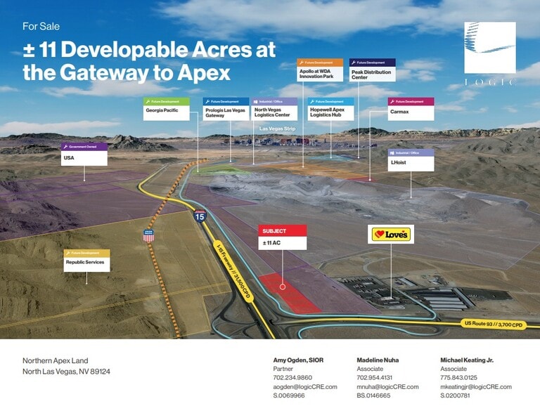 US HWY NO. 93, N Las Vegas, NV for sale - Building Photo - Image 1 of 4