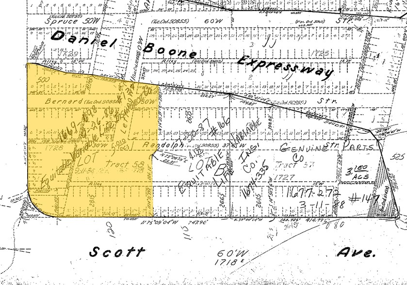 500 S Ewing Ave, Saint Louis, MO for lease - Plat Map - Image 2 of 6