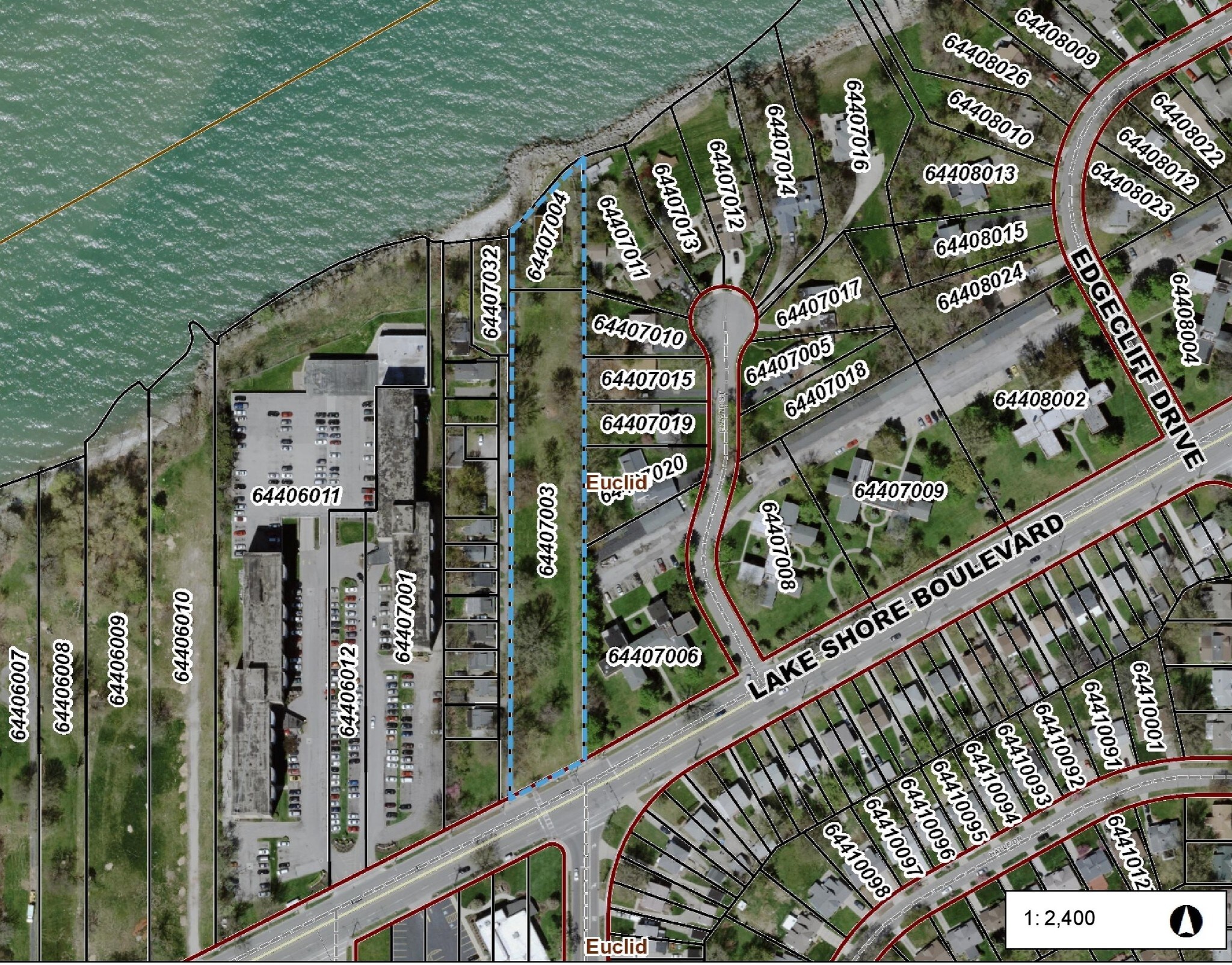 25000 Lake Shore Blvd, Euclid, OH for sale Aerial- Image 1 of 1