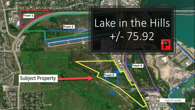 Algonquin/Lake in the Hills, Lake In The Hills, IL - aerial  map view