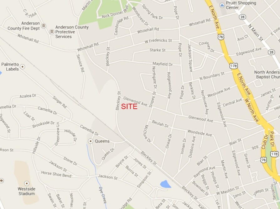 Bleckley St, Anderson, SC for sale Aerial- Image 1 of 1