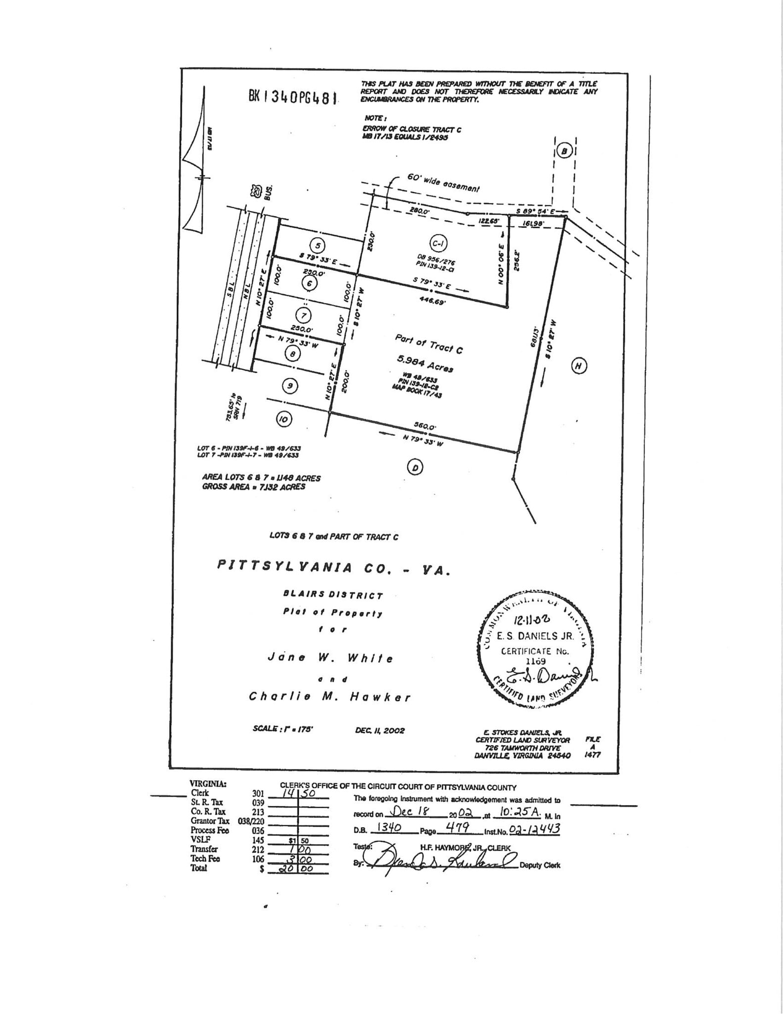 5920 US-29 Hwy, Blairs, VA for sale Site Plan- Image 1 of 2