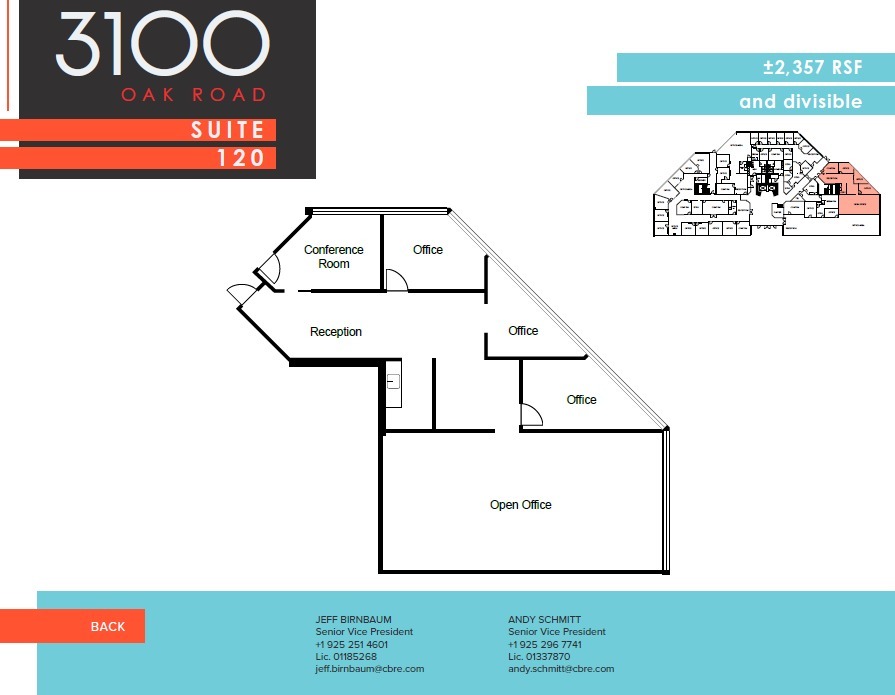 3100 Oak Rd, Walnut Creek, CA for sale Floor Plan- Image 1 of 1