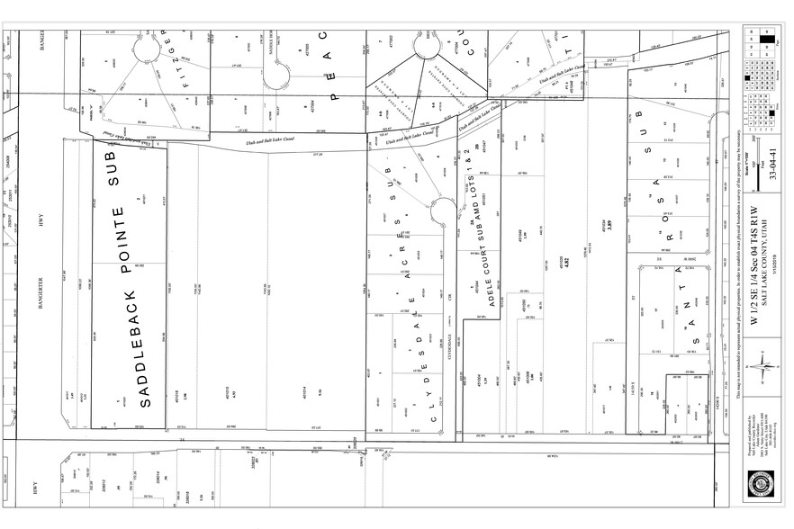 13863 S 2700 W, Bluffdale, UT for lease - Plat Map - Image 2 of 7