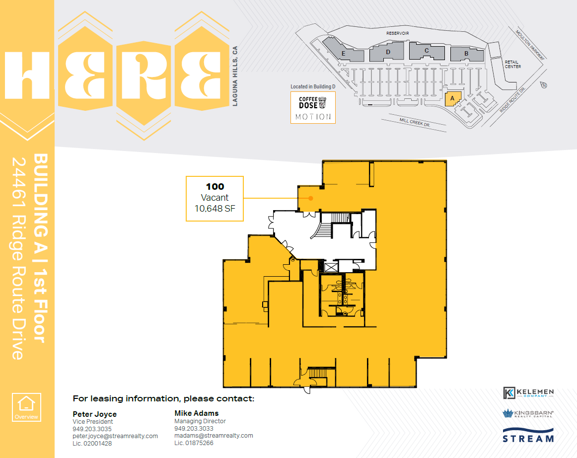 24461 Ridge Route Dr, Laguna Hills, CA for lease Floor Plan- Image 1 of 1