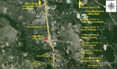 25329 Budde Rd, The Woodlands, TX - aerial  map view - Image1