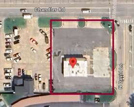 3305 Chandler Rd, Muskogee, OK - Aerial map view