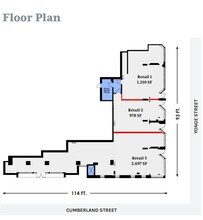 826-830 Yonge St, Toronto, ON for lease Floor Plan- Image 1 of 1