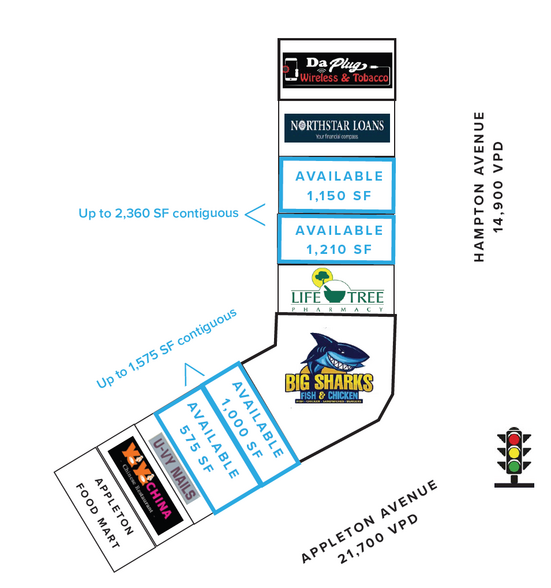 8329-8349 W Appleton Ave, Milwaukee, WI for lease - Floor Plan - Image 3 of 3