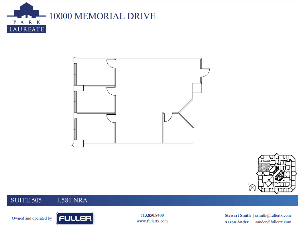 10000 Memorial Dr, Houston, TX for lease Floor Plan- Image 1 of 1