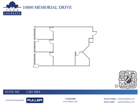 10000 Memorial Dr, Houston, TX for lease Floor Plan- Image 1 of 1